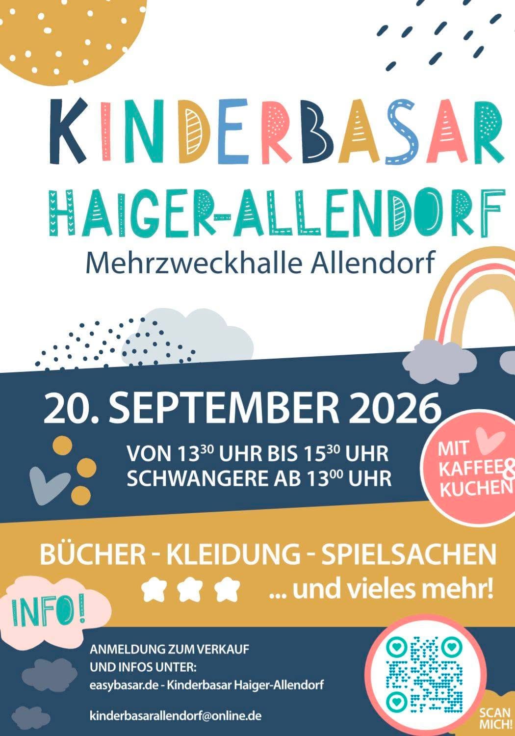 Kinderbasar Haiger-Allendorf in Mehrzweckhalle Allendorf