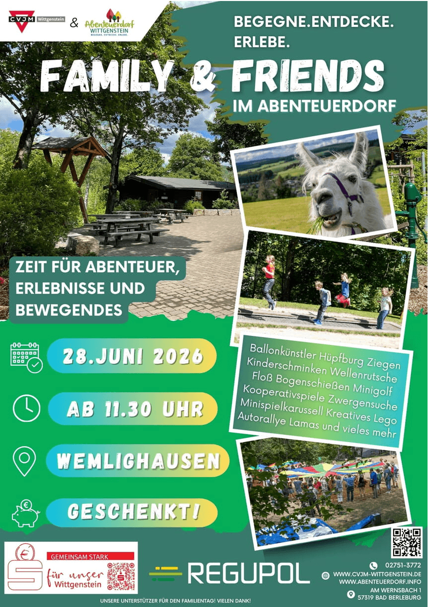 Family & Friends im Abenteuerdorf in Am Wernsbach 1