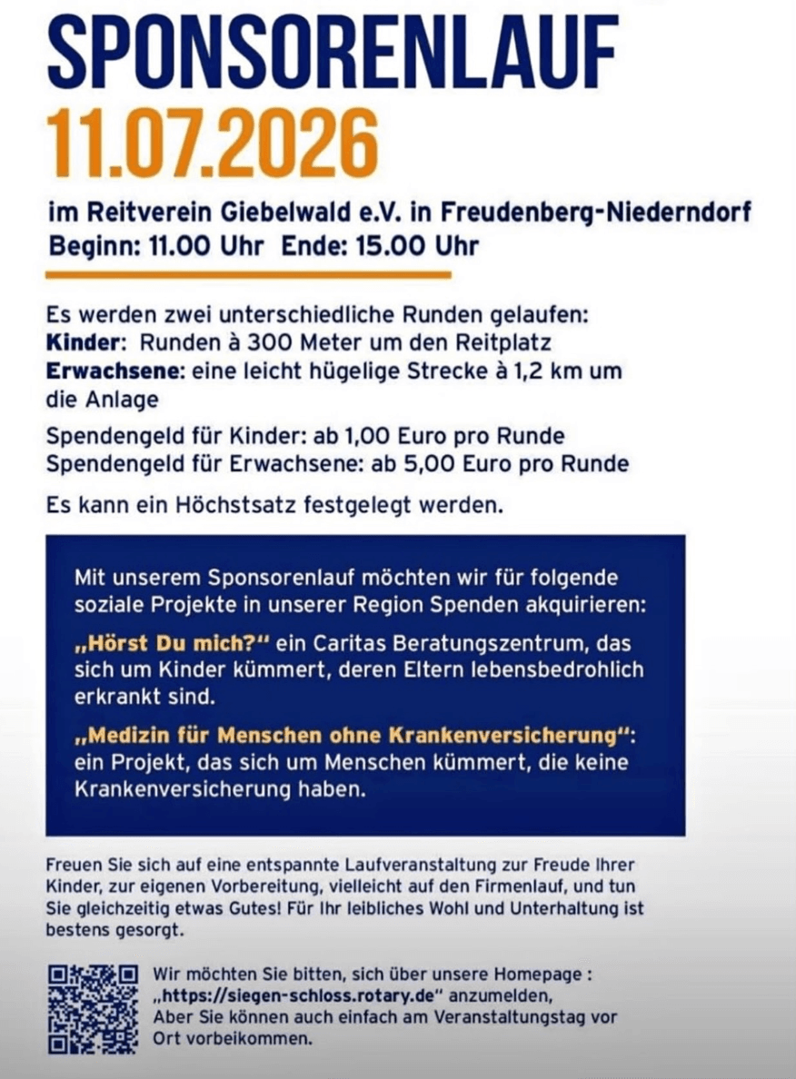 Sponsorenlauf in Reitverein Giebelwald e.V.