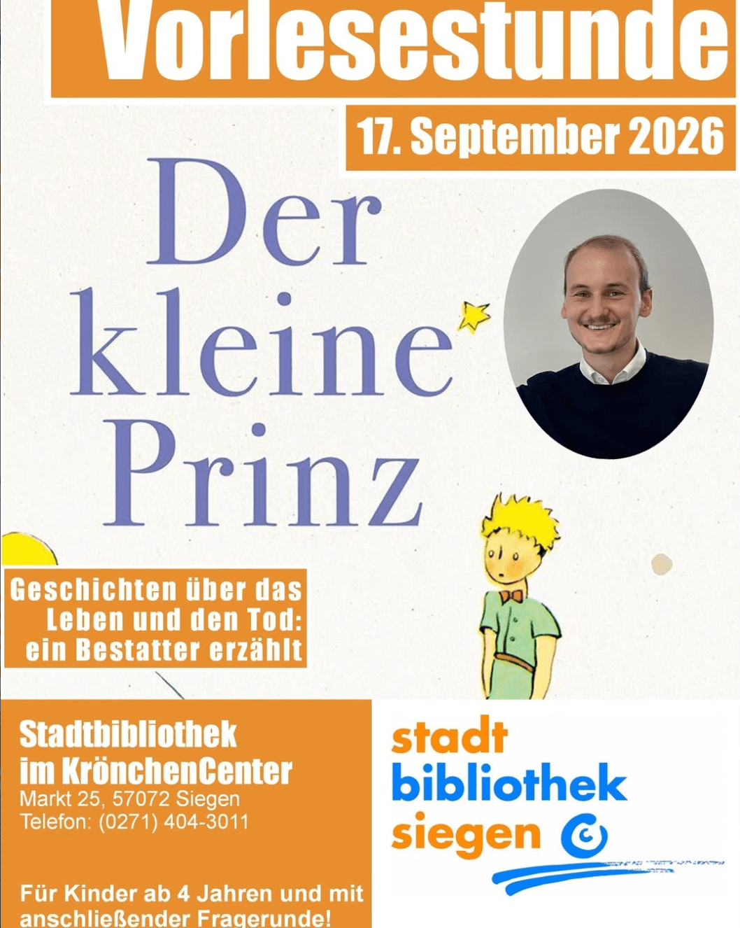 Der kleine Prinz in Stadtbibliothek im KrönchenCenter