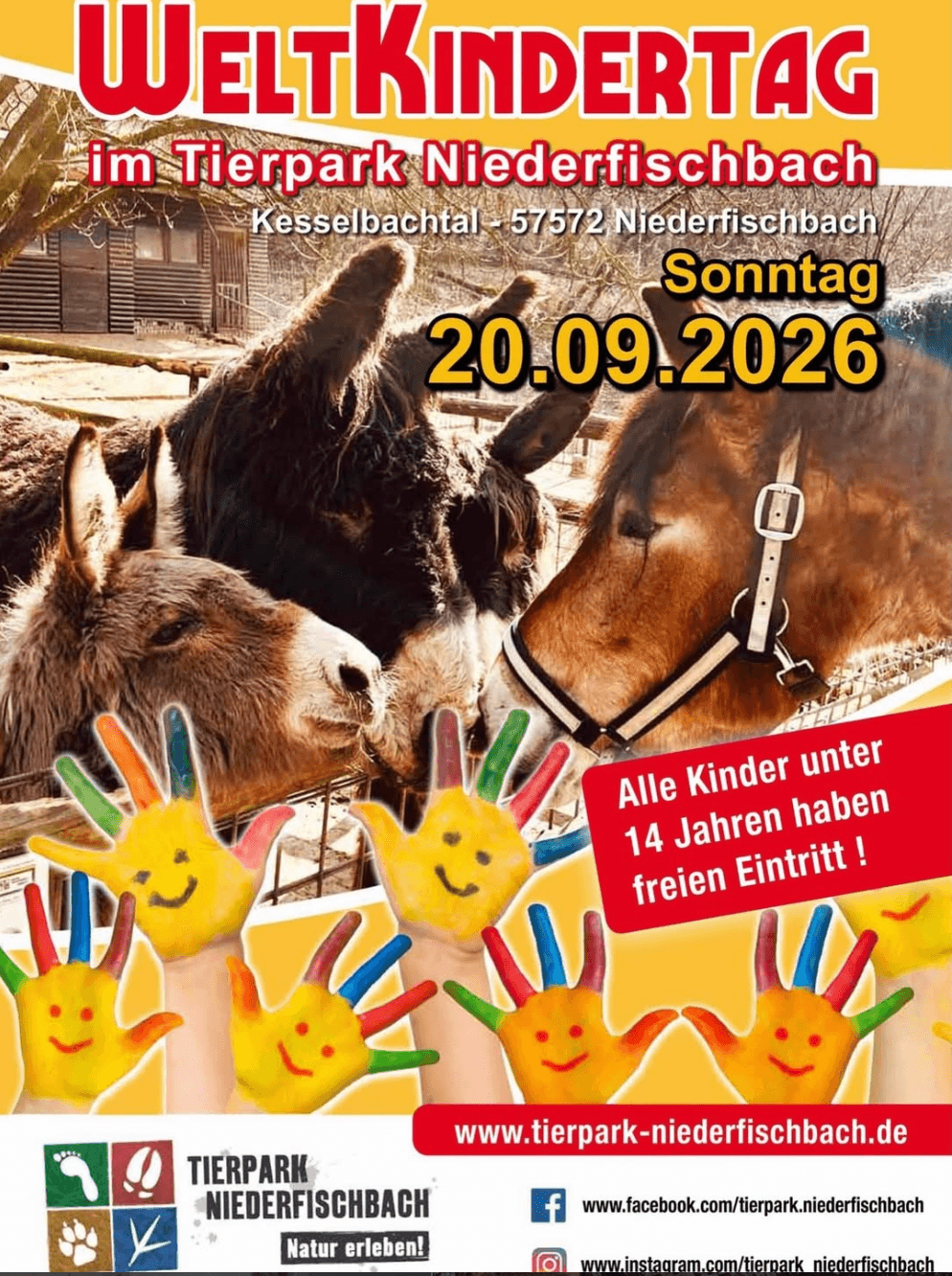 Weltkindertag in Tierpark Niederfischbach