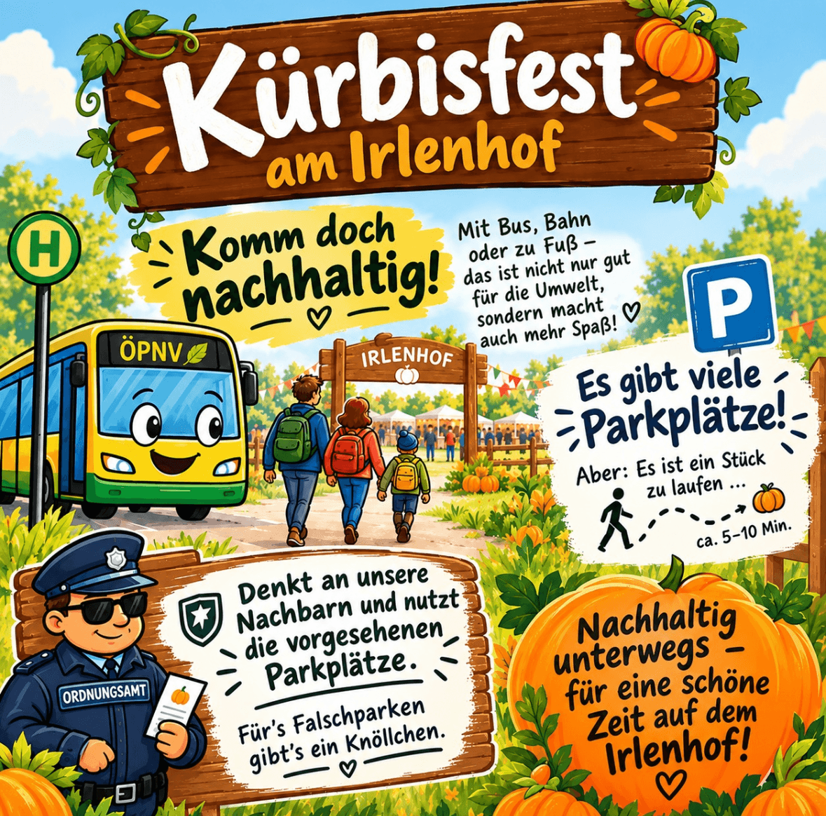 Kürbisfest auf dem Irlenhof in Hofladen Irlenhof