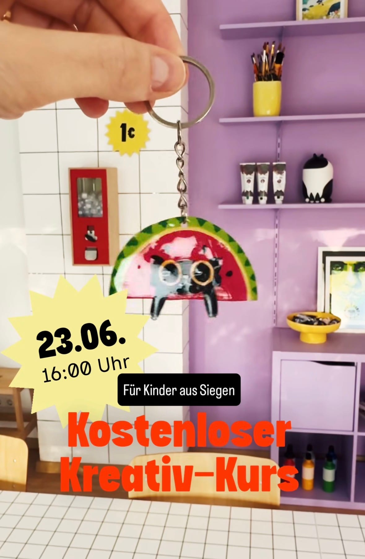 DIY - Schlüsselanhänger aus Schrumpffolie in HAND & HERZ Kreativstudio