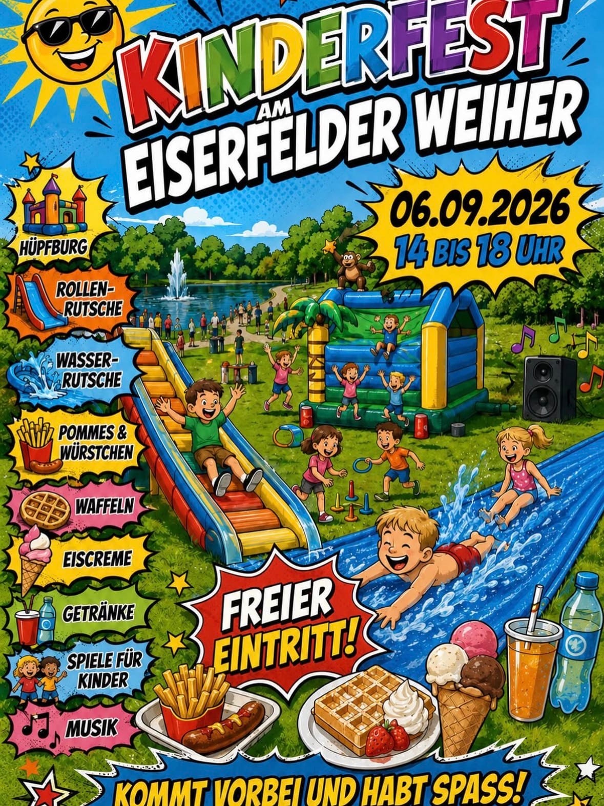Kinderfest am Eiserfelder Weiher in Eiserfelder Weiher