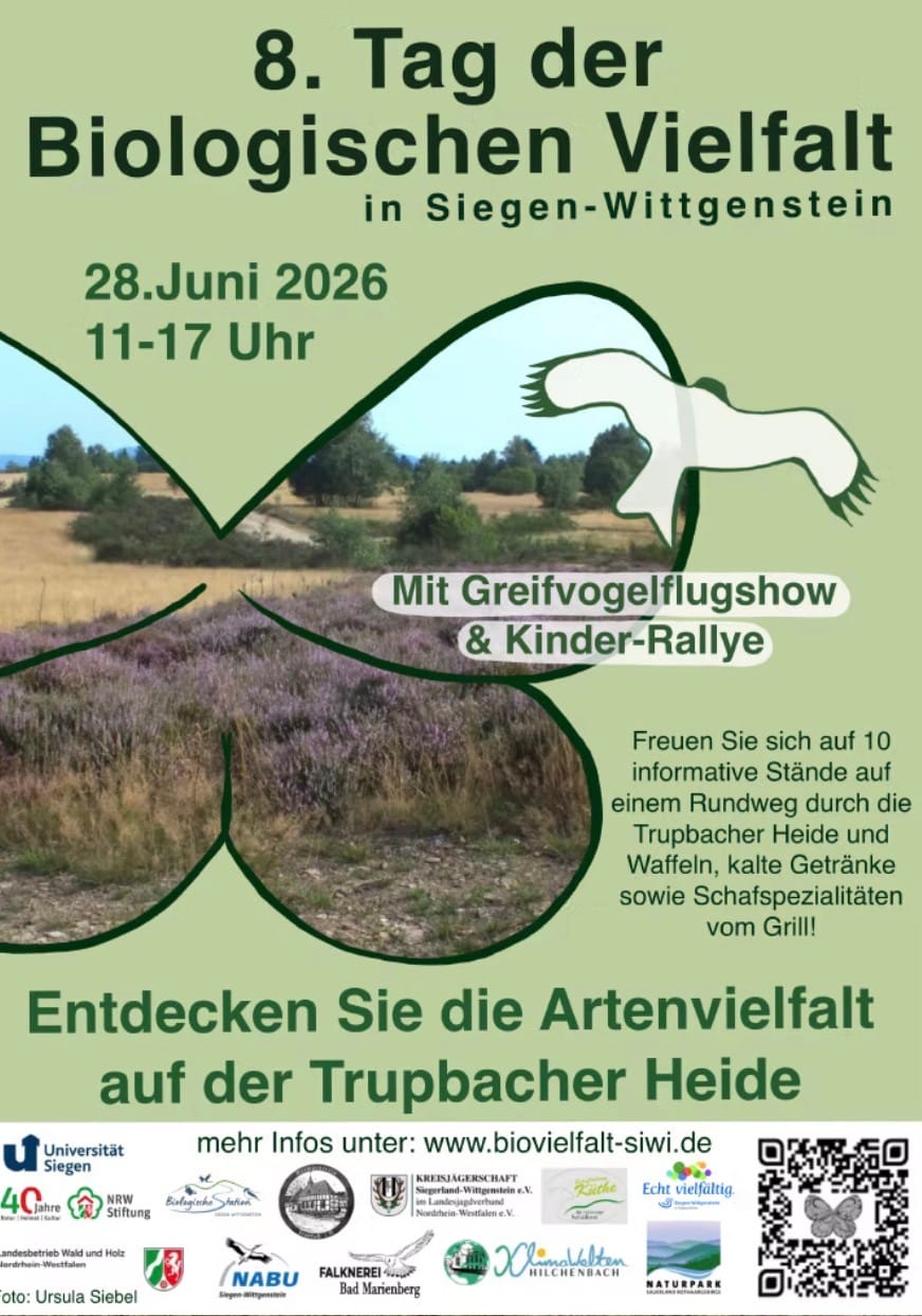 8. Tag der Biologischen Vielfalt in Siegen-Wittgenstein in Trupbacher Heide