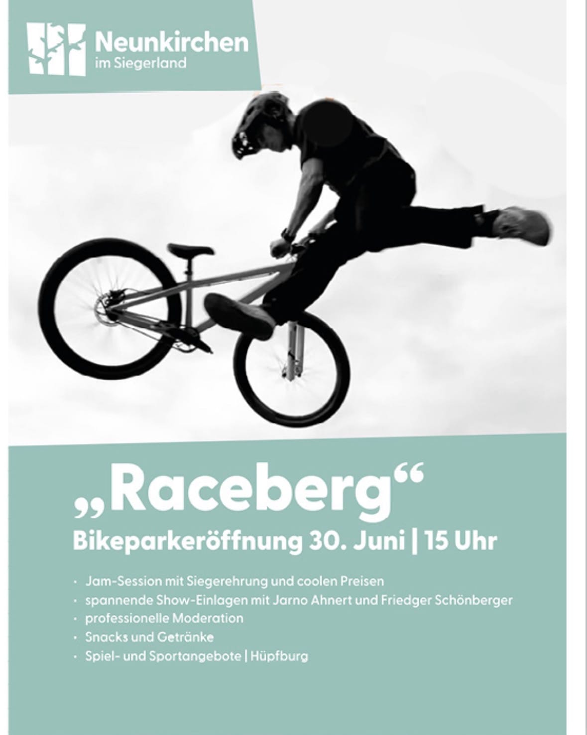 Bikeparkeröffnung „Raceberg“ in Aktivpark Rassberg