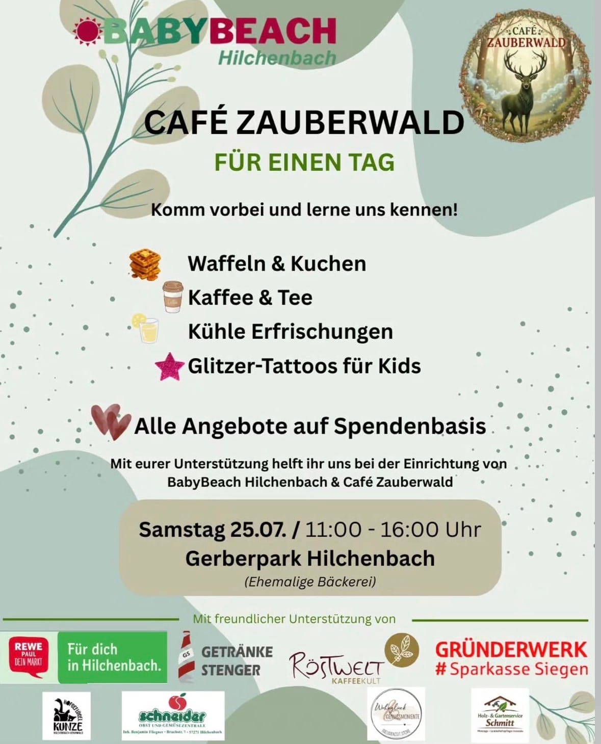 Café Zauberwald für einen Tag in Am Preisterbach 2, 57271 Hilchenbach