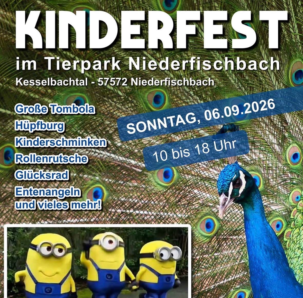 Kinderfest in Tierpark Niederfischbach