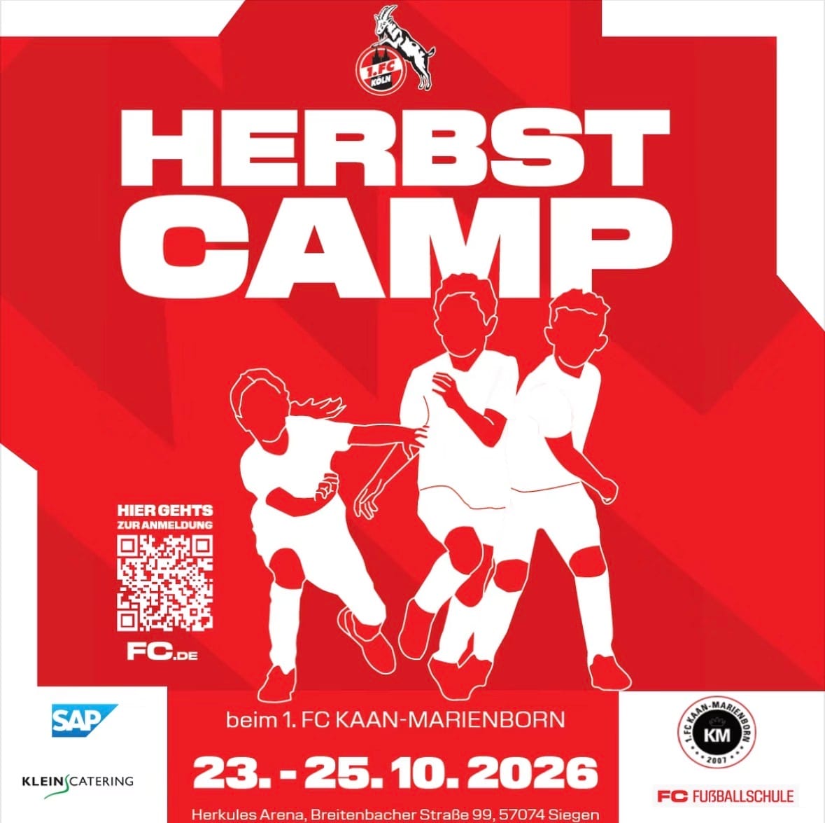 Fußball Herbst Camp in Herkules Arena