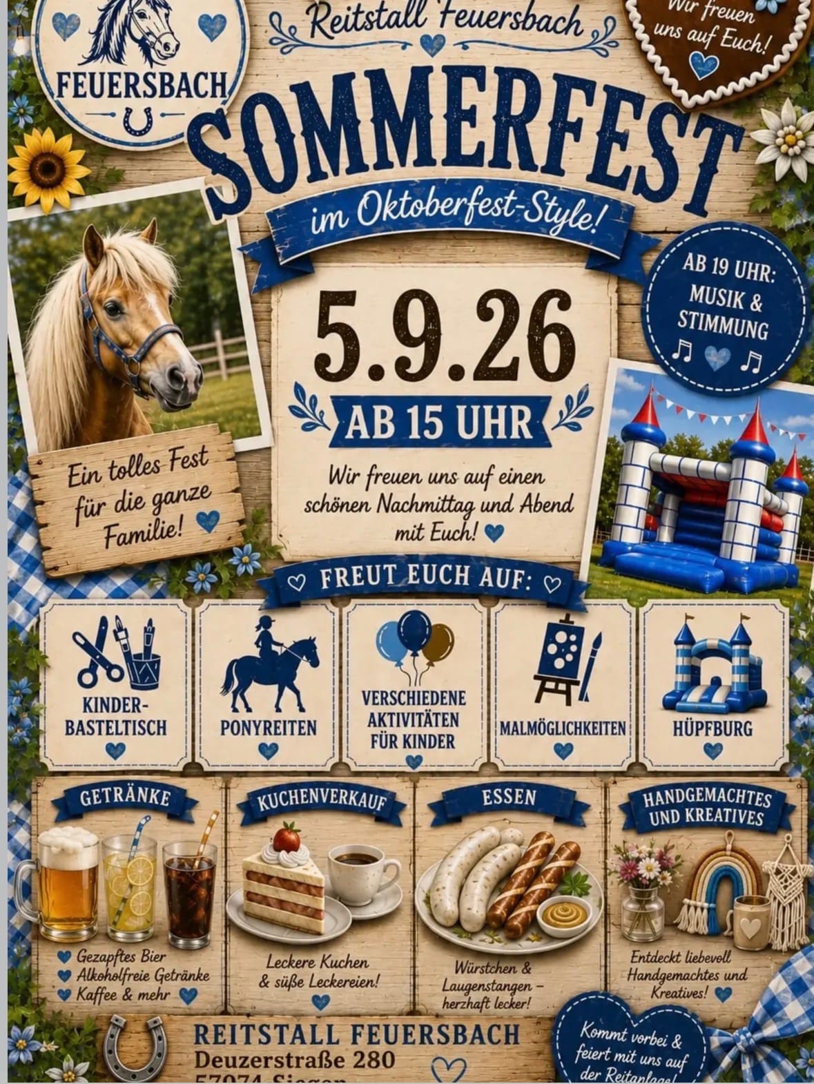 Sommerfest Feuersbach in Reitstall Feuersbach