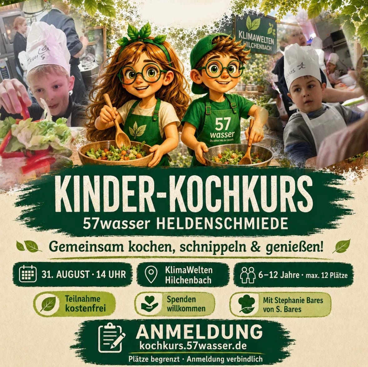 Kinder-Kochkurs in KlimaWelten Hilchenbach