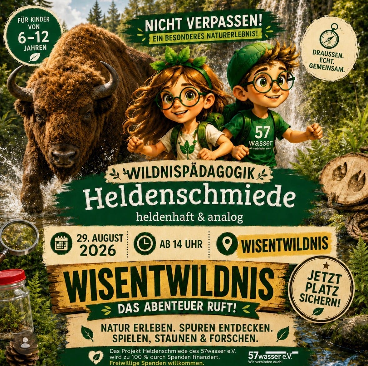 Wildnispädagogik in WisentWildnis
