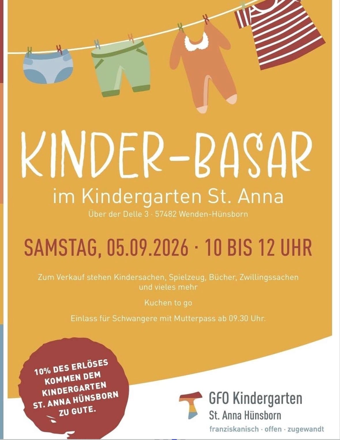 KINDER-BASAR in Kindergarten St. Anna