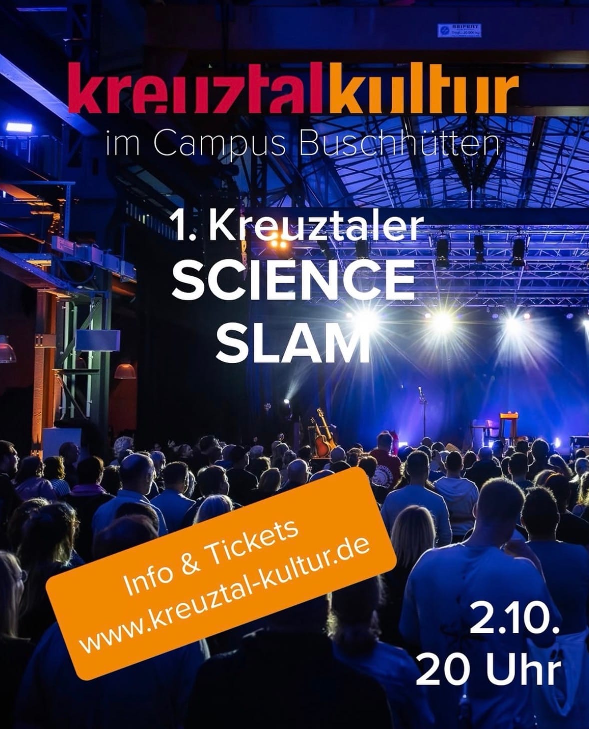 1. Kreuztaler Science Slam in Campus Buschhütten