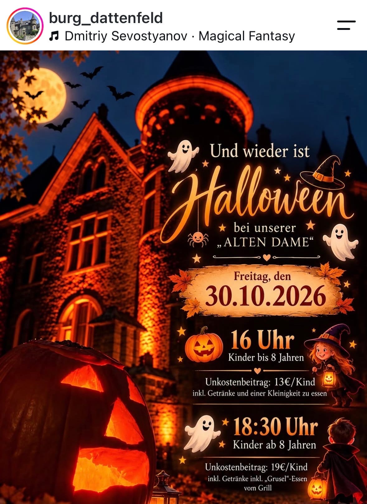Halloween - Burg Dattenfeld in Burg Dattenfeld