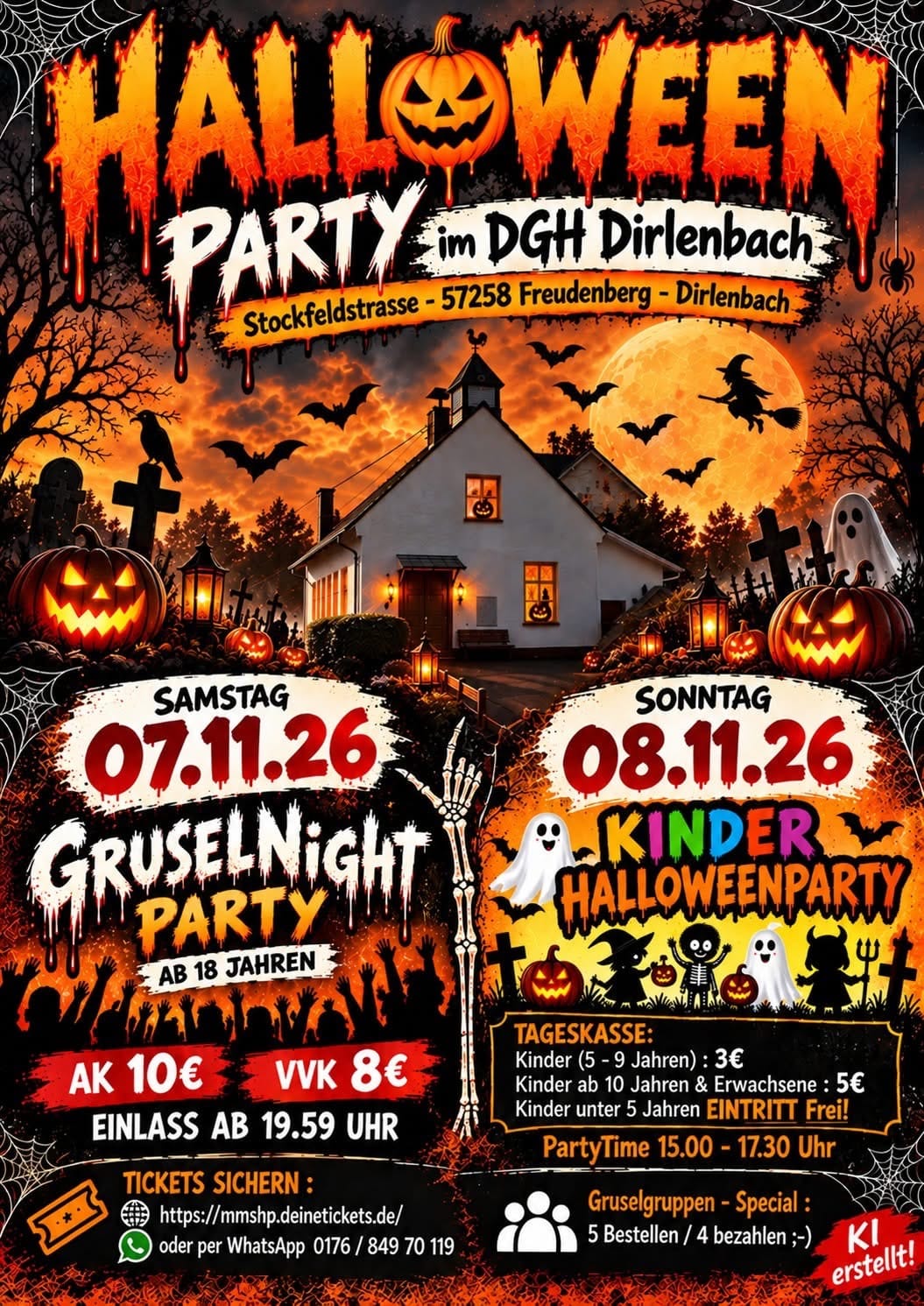 Halloween Party DGH in DGH Dirlenbach
