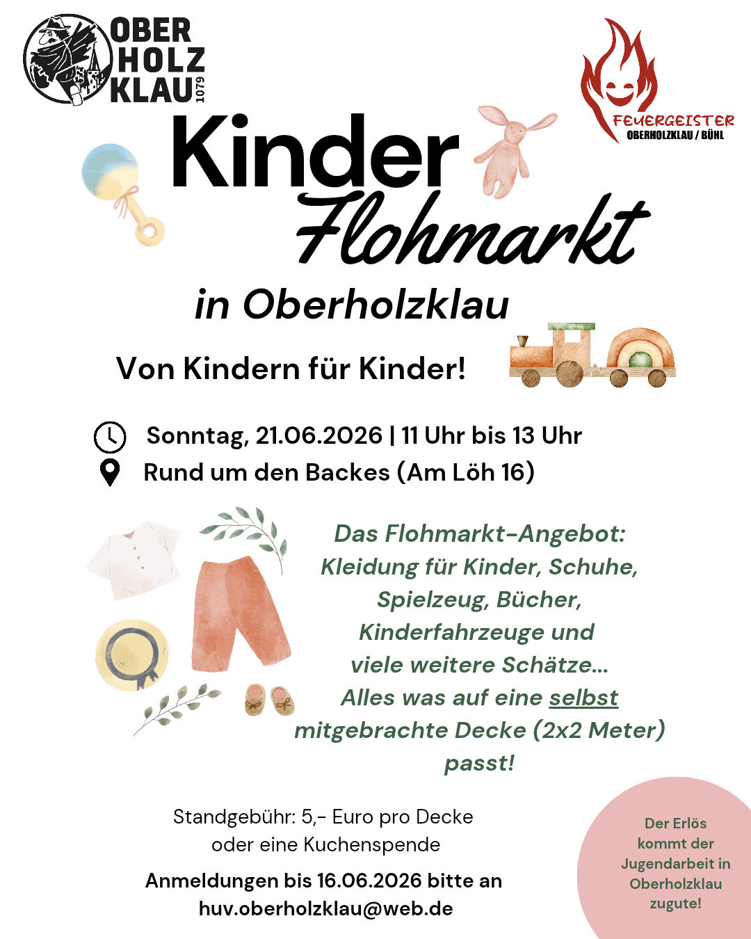Flohmarkt in Oberholzklau in Backes Oberholzklau