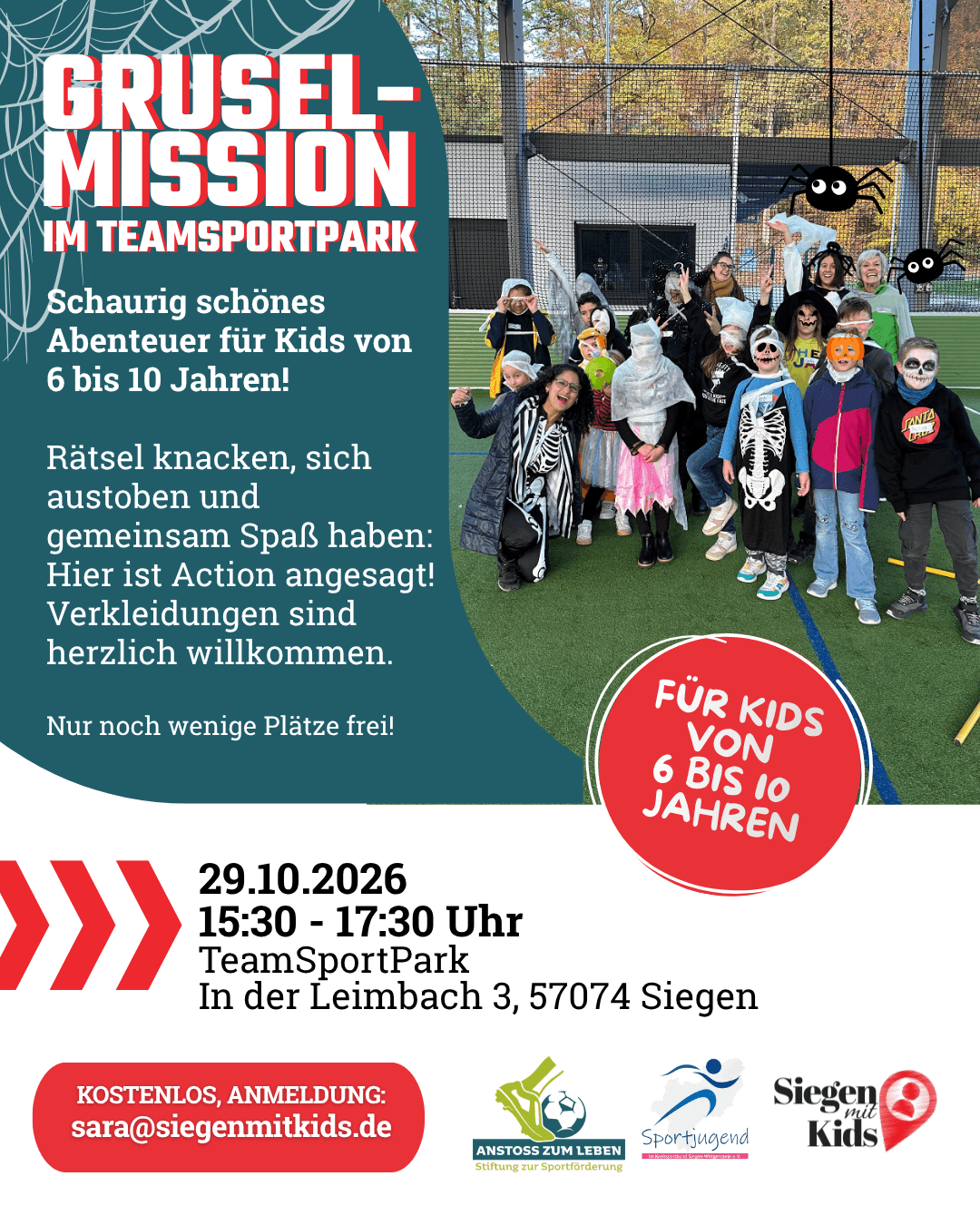 Grusel-Mission im TeamSportPark in TeamSportPark