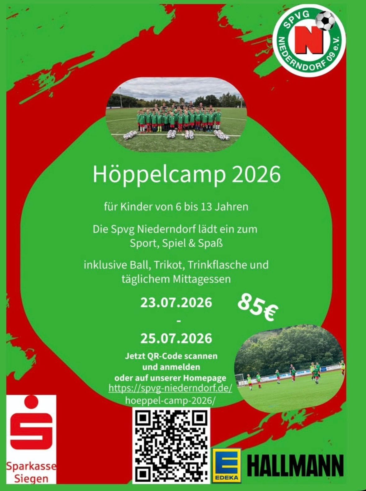Höppelcamp SpVg Niederndorf 2026 in Spvg Niederndorf