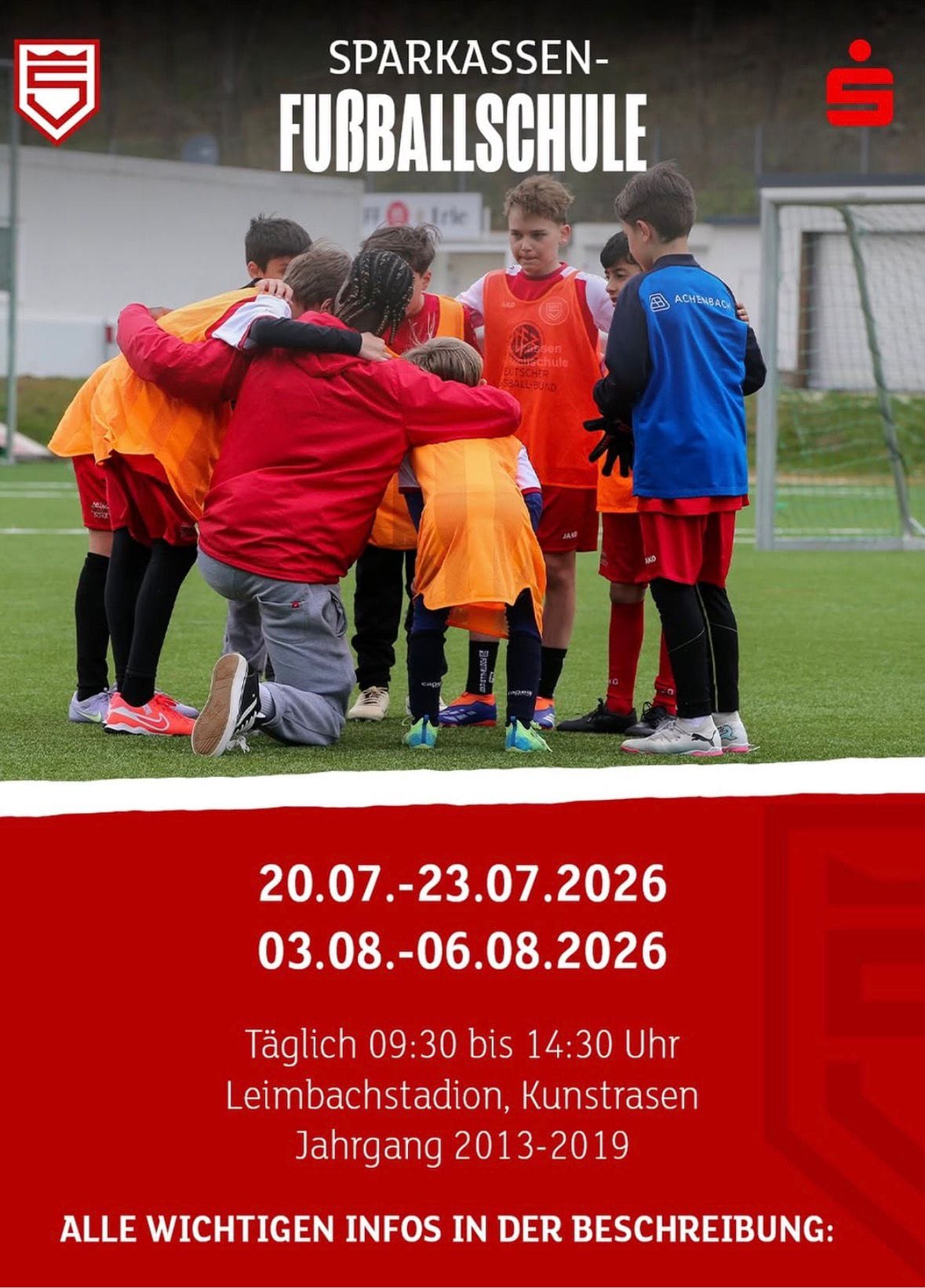 Sparkassen-Fußballschule Sportfreunde Siegen in Leimbachstadion