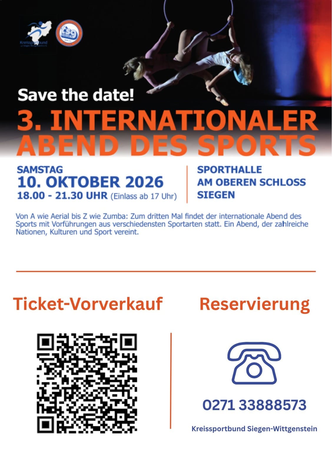 3. Internationaler Abend des Sports in Sporthalle am Oberen Schloss