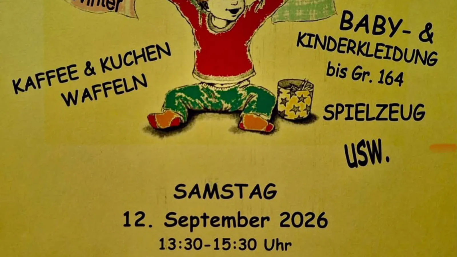 Basar rund ums Kind in Ev. Gemeindehaus