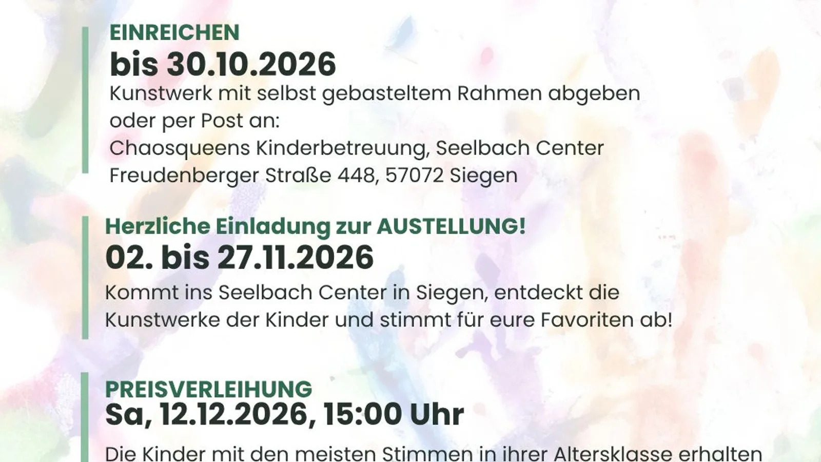 Minimenschenkunst in Seelbach Center