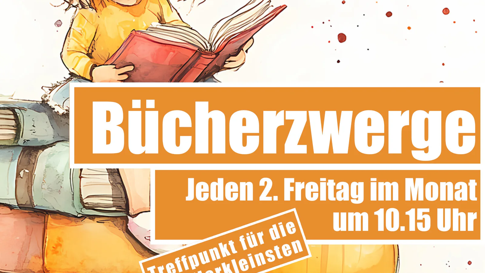 Plakat Bücherzwerge ohne Datum