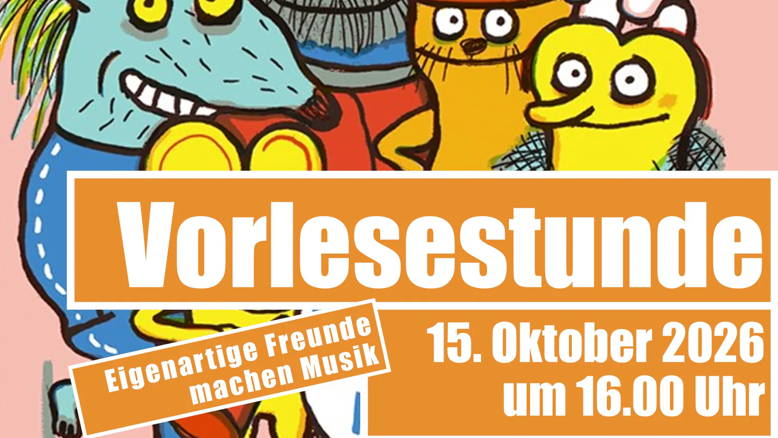 Vorlesestunde für Kinder ab 4 Jahren in Stadtbibliothek Siegen