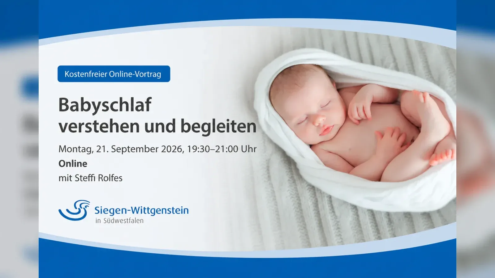 Hero-Bild für Babyschlaf verstehen und begleiten