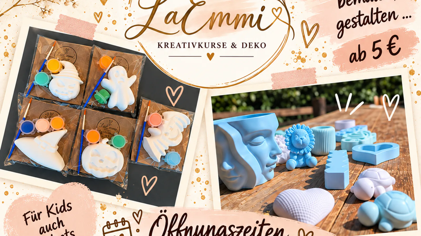 KREATIVKURSE & DEKO in Pop-up-Store