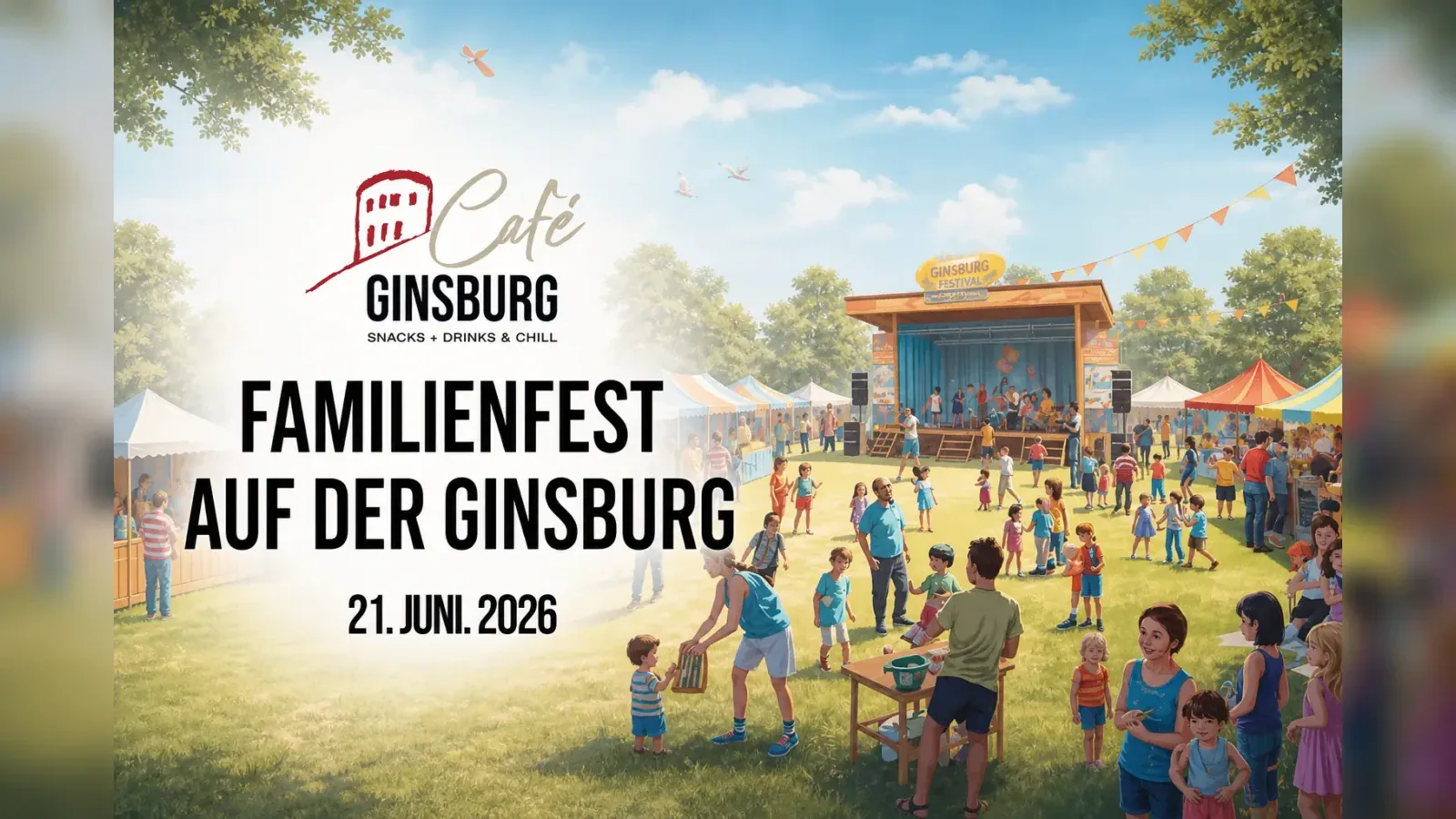 Hero-Bild für Familienfest auf der Ginsburg