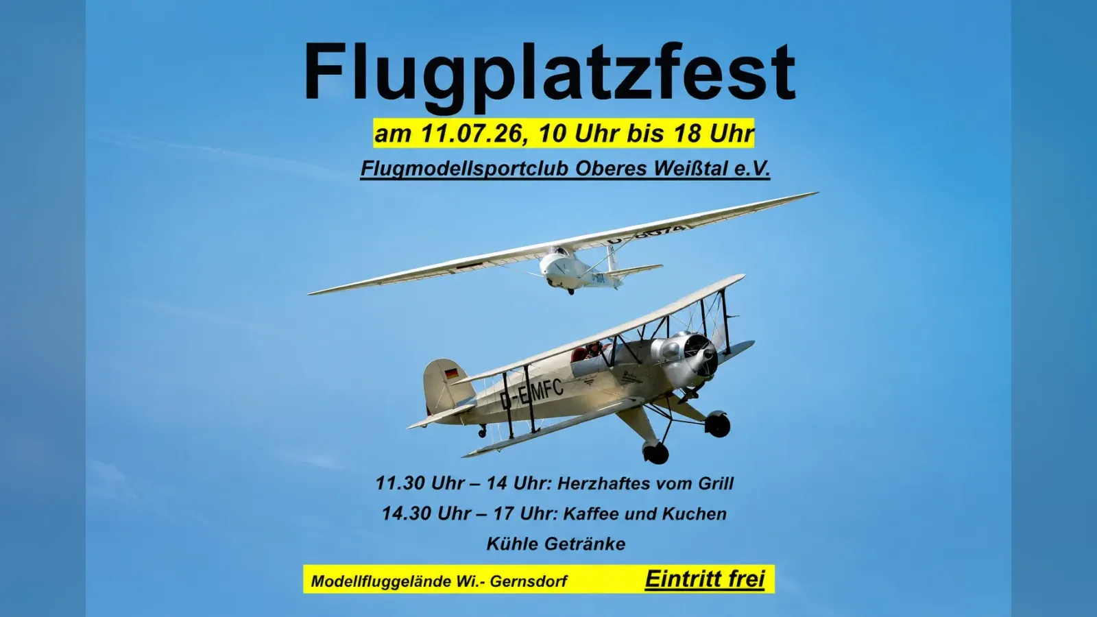 Hero-Bild für Flugplatzfest