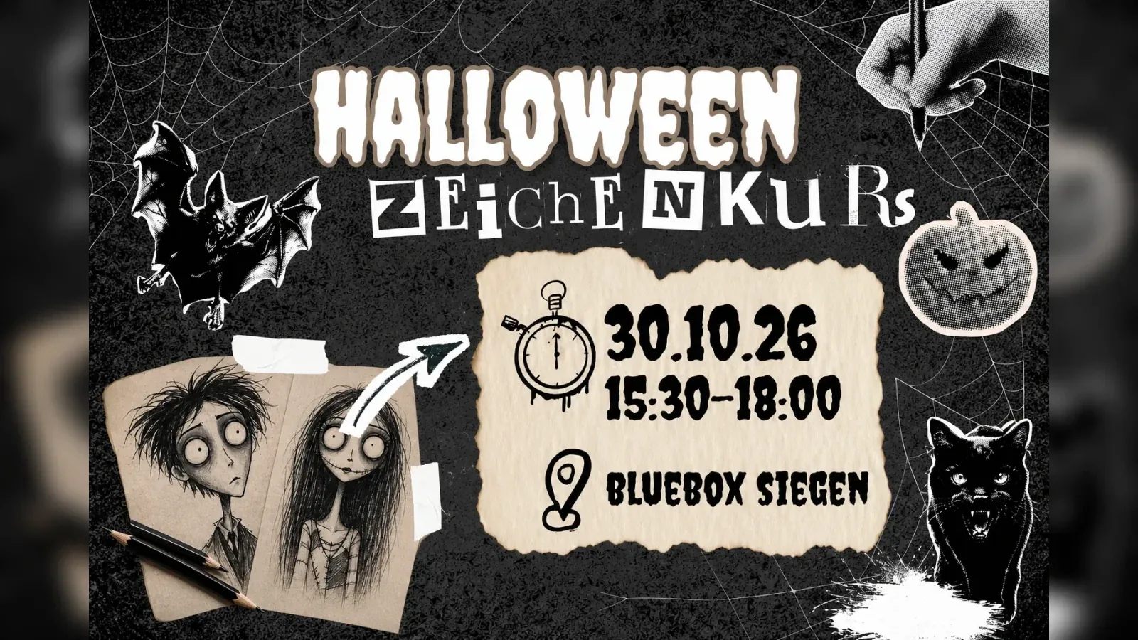 Hero-Bild für Halloween Zeichenkurs