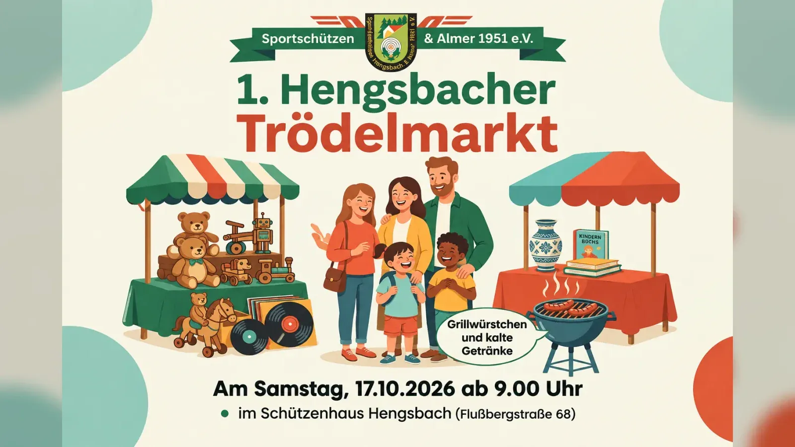 Hero-Bild für 1. Hengsbacher Trödelmarkt