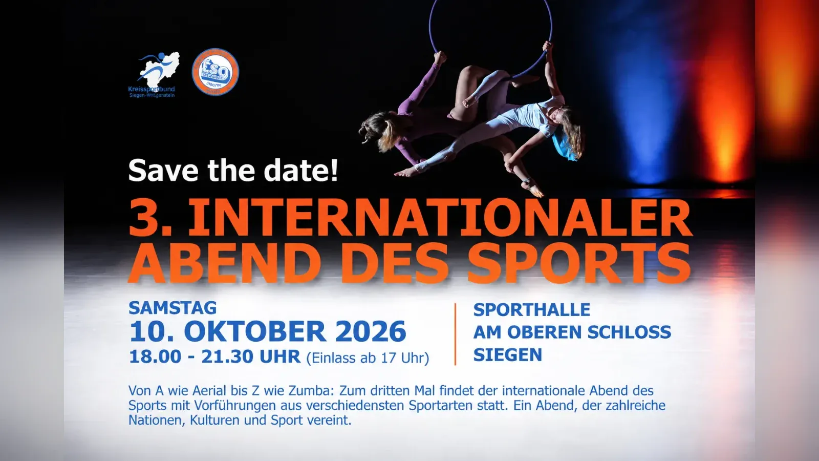 Hero-Bild für 3. Internationaler Abend des Sports