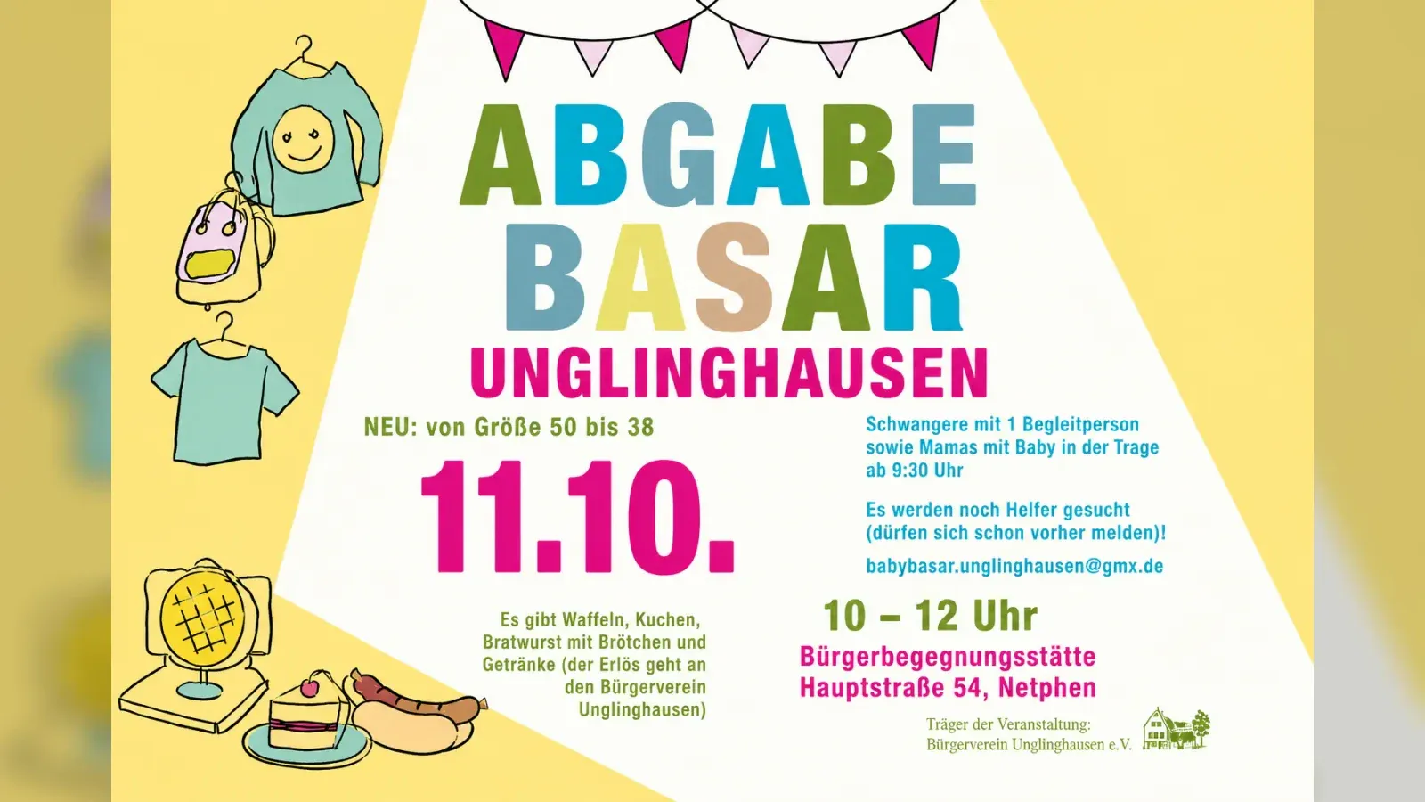 Hero-Bild für Abgabe Basar Unglinghausen