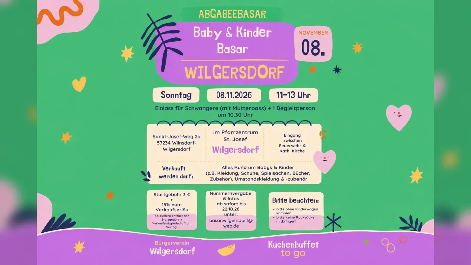 Hero-Bild für Abgabebasar Baby & Kinder