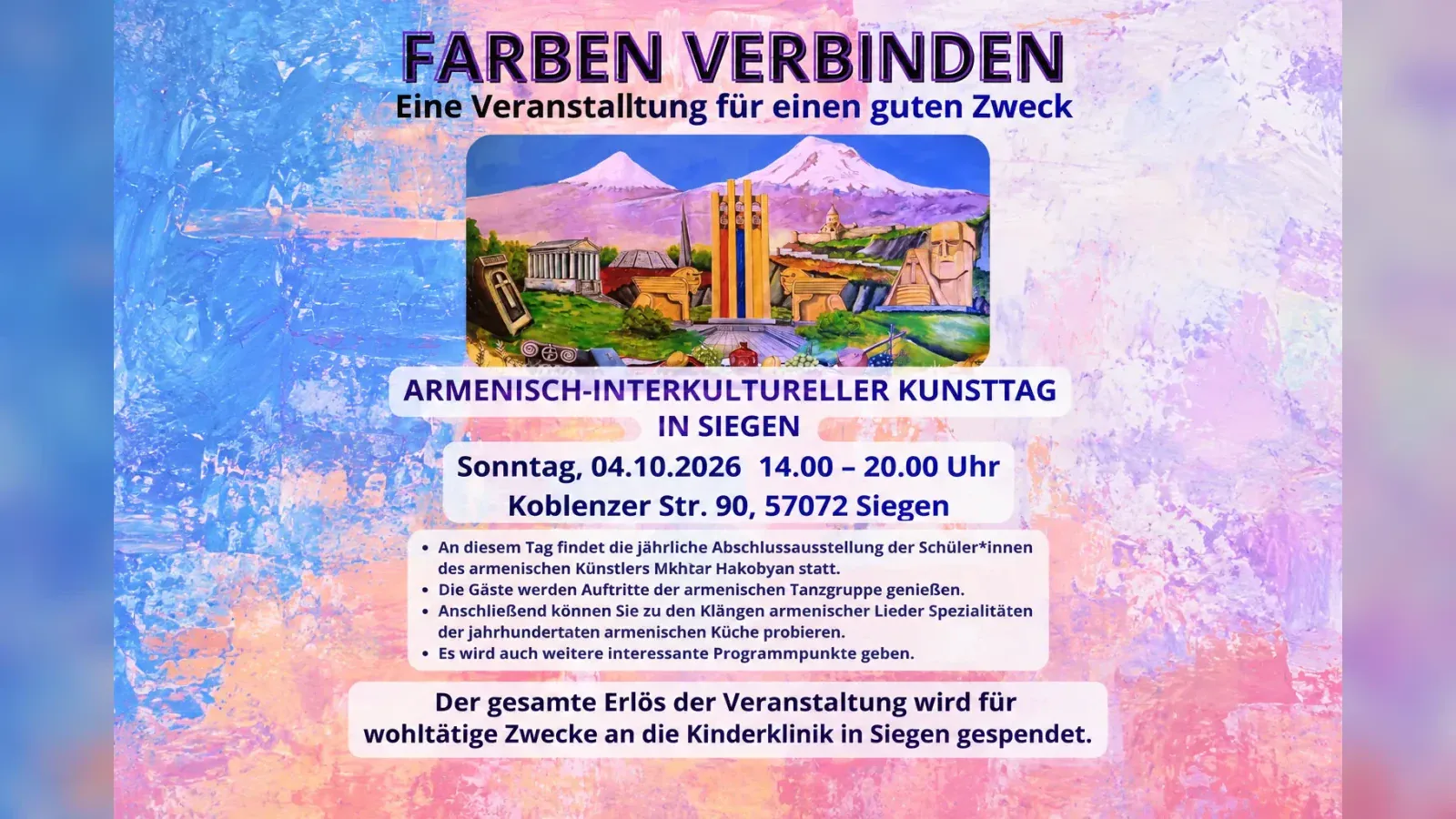 Hero-Bild für Armenisch-interkultureller Kunsttag in Siegen