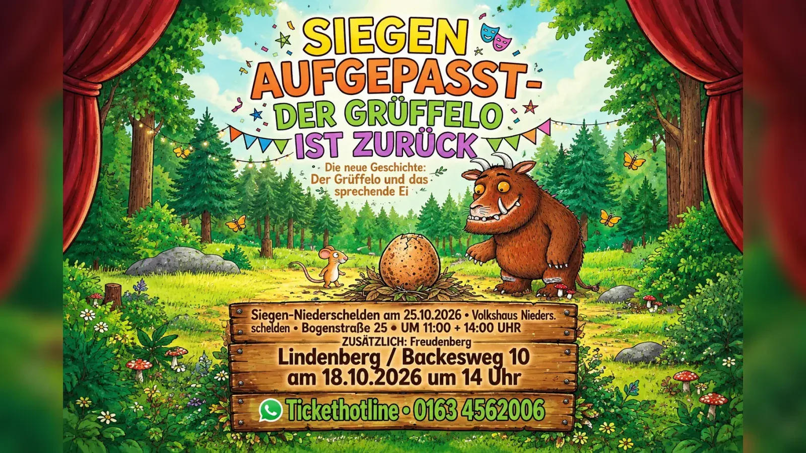 Hero-Bild für Der Grüffelo ist zurück