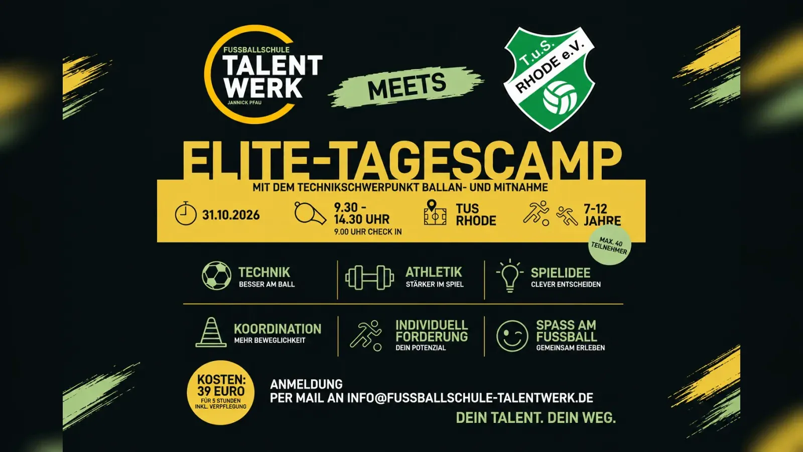 Hero-Bild für Elite-Tagescamp