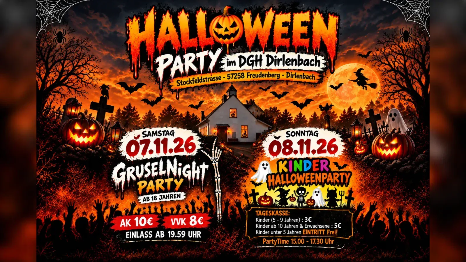 Hero-Bild für Halloween Party