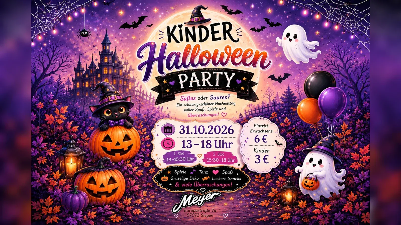 Hero-Bild für Kinder Halloween Party
