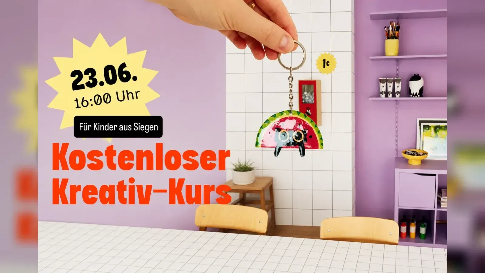 Hero-Bild für Kostenloser Kreativ-Kurs
