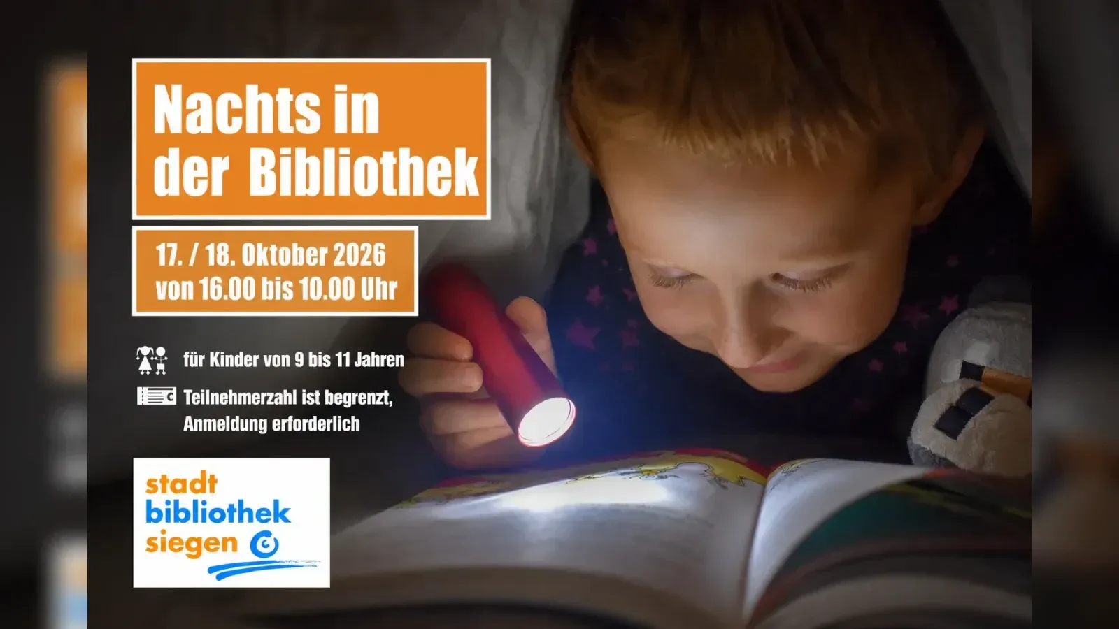 Hero-Bild für Nachts in der Bibliothek
