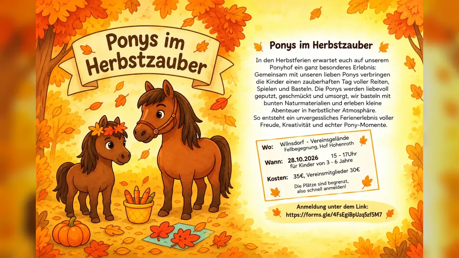 Hero-Bild für Ponys im Herbstzauber
