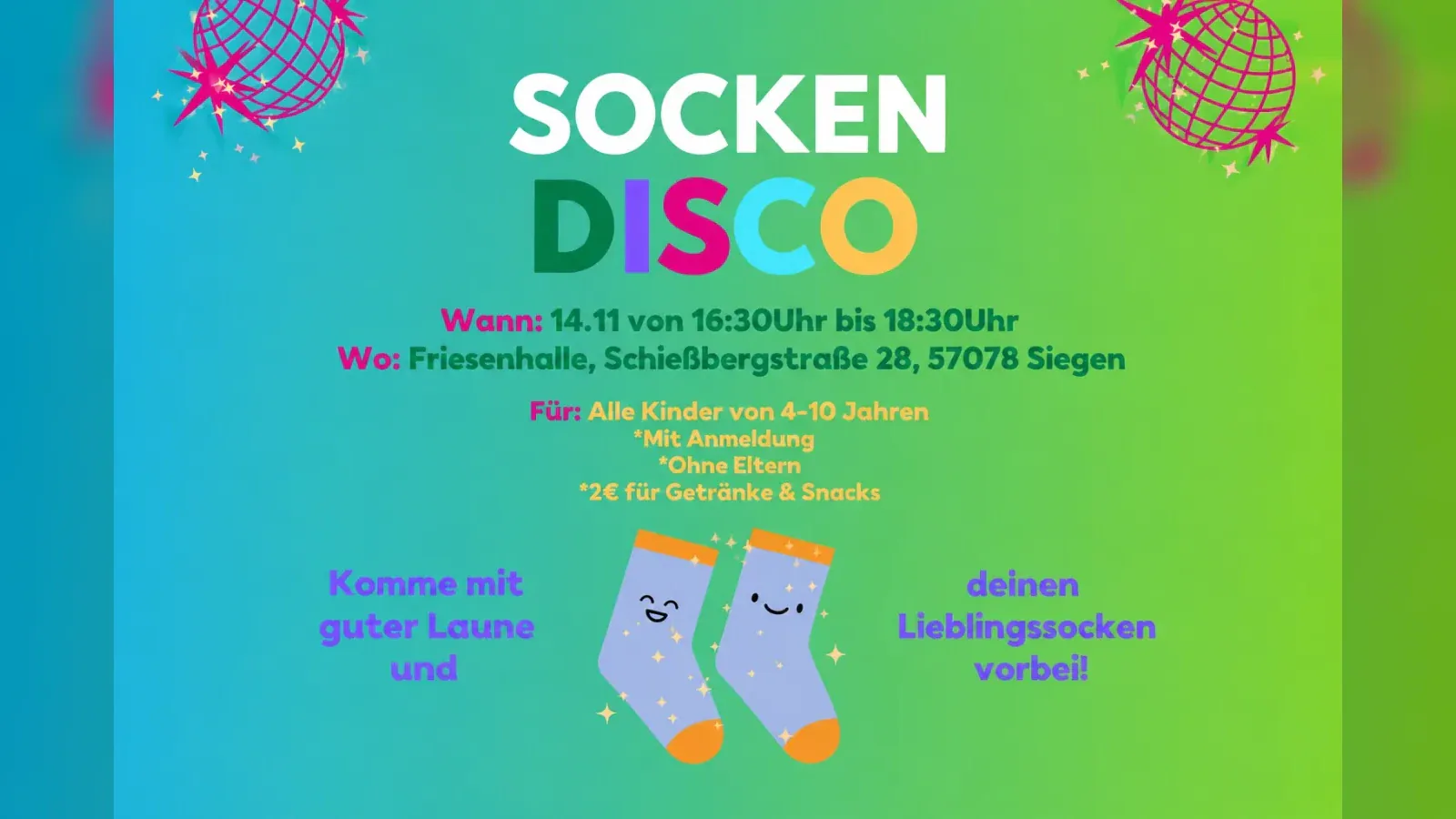 Hero-Bild für Socken Disco