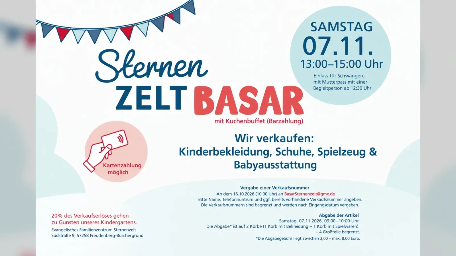 Hero-Bild für Sternenzelt Basar