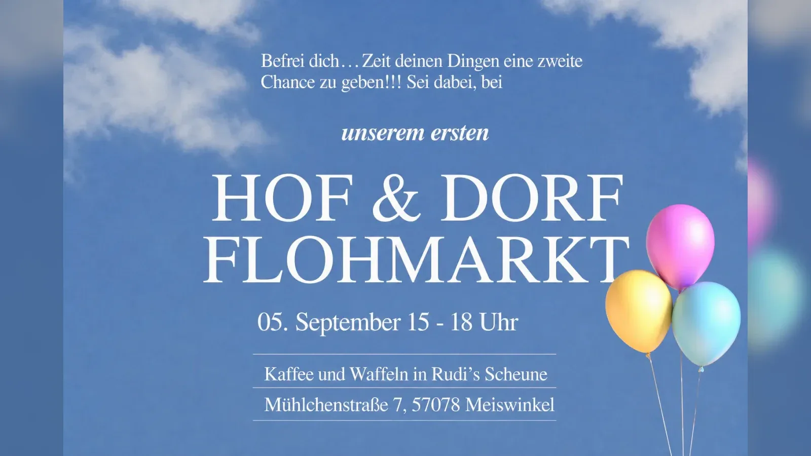 Hero-Bild für Hof- & Dorf-Flohmarkt