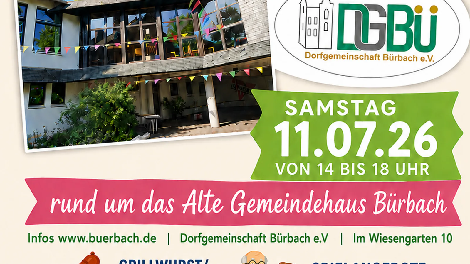 Sommerfest in Bürbach in Alte Gemeindehaus Bürbach